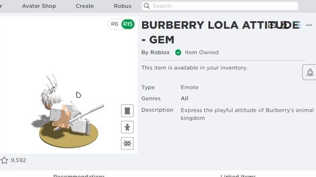 [Бесплатная вещь]Как получить BURBERRY LOLA ATTITUDE - GEM•Roblox смотреть онлайн