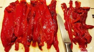 Маринованный болгарский перец в масле