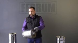 Кратко о дымоходе Ferrum Сэндвич труба