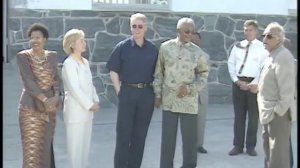 President Clinton Tours Robben Island (1998)