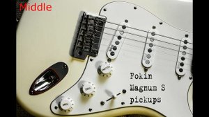 Fokin Magnum S pickups vs. Fender Fat '50s pickups
