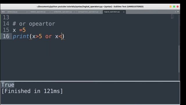 Logical Operator - Python | Python Tutorial For Beginners | Python Operators | CodeWithRonny