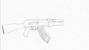 How to draw an Ak-47