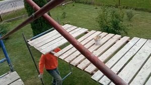 Как выровнять старый деревянный дом ?!