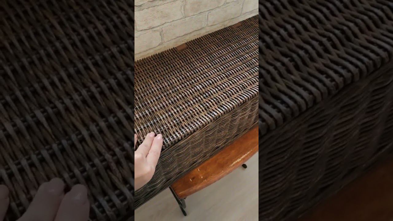 Готовое изделие из бумажной лозы!