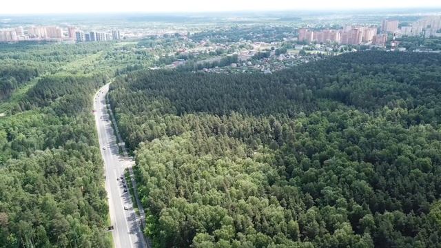 Северное шоссе г.Раменское аэросъёмка в формате 4к высота 120-170 метров