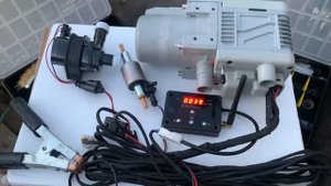 Отопитель,предпусковой подогреватель двигателя 5.5 kW 12v GSM управление.