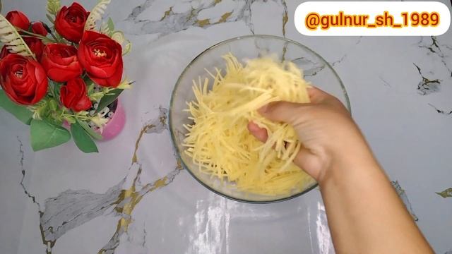 Картофель пай / Хрустящий,жареный картофель / Картофель пай в домашних условиях / Қазақша рецепт. смотреть онлайн