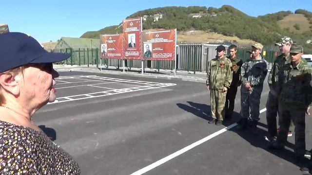 Экскурсия в воинскую часть МОРФ ст Ахметовской совет ветеранов студенты Лабинского Аграрного технику смотреть онлайн