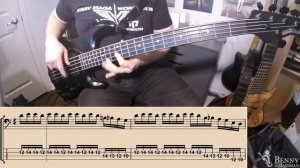 RHCP - Around The World [BASS COVER] - with notation and tabs