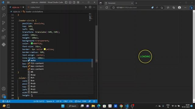 Create Super Cool Loader Using Css And Html By Mbjare Classes #mbjareclasses #css #html5 #htmlcss