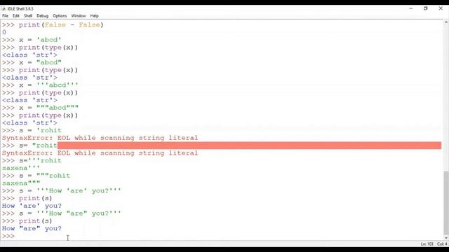 Python  Programming|Lecture 7|Data Type:str|B.Tech.|CSE|CS|IT|MCA|BCA