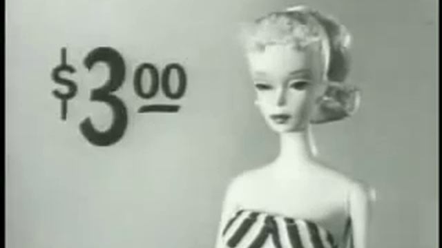 Первая реклама куклы Барби 1959 года