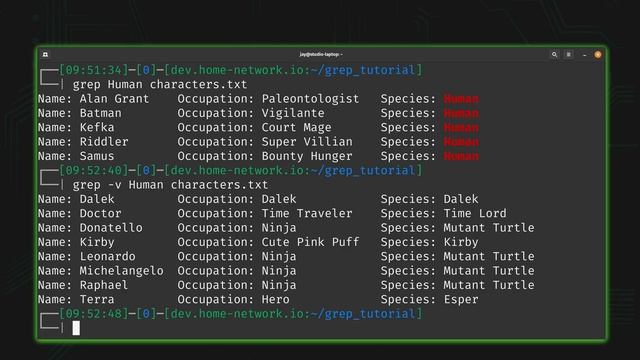 Linux Crash Course - The grep Command смотреть онлайн