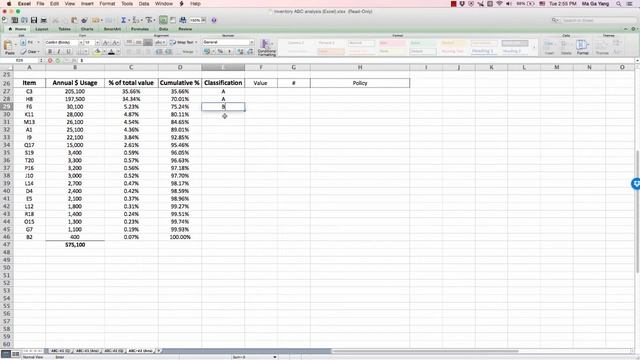 Lecture 11-2 ABC Analysis Problem 2 смотреть онлайн