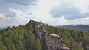 Аракульский шихан, озеро Аракуль (Челябинская область). Видео с дрона SJRC F11s