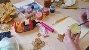 Часть 1. Как сделать листья из полимерной глины без молдов и форм для вырубки.