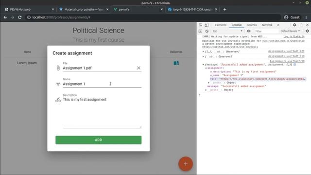 XI. [FRONTEND] Navbar & Vuetify file-input a Cloudinary смотреть онлайн