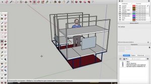 Дом на колёсах в прицепе. Кемпер, жилой модуль, автодом.