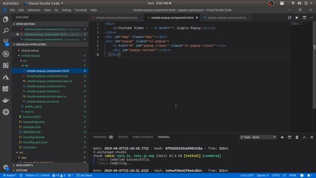 Angular-Openlayers Part 4: Working with simple popup смотреть онлайн