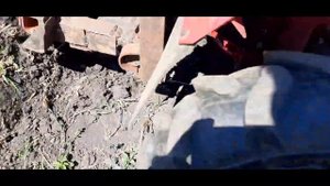 ?☀️Копка картошки минитрактором/Digging potatoes with a minitractor