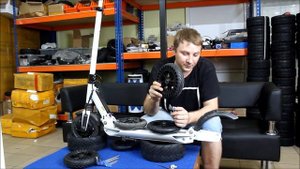 Колесо с перфорацией на электросамокат Кугоо S 3