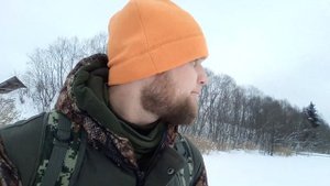 Охота НА БОБРА капканами ЗИМОЙ! Удачная проверка - добыл ПЕРВОГО бобра!