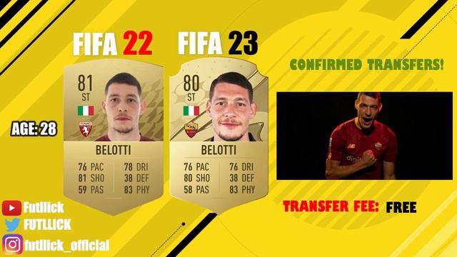 FIFA 23-NEW CONFIRMED TRANSFERS ft  Antony, Lodi, Fofana, etc.