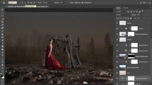 Add Dramatic Light Forest   Photoshop Manipulation Tutorial