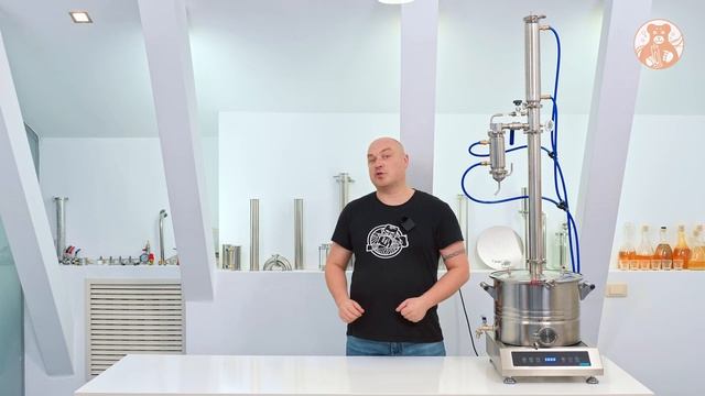 Перегонка на Русиче с комбинированным узлом отбора