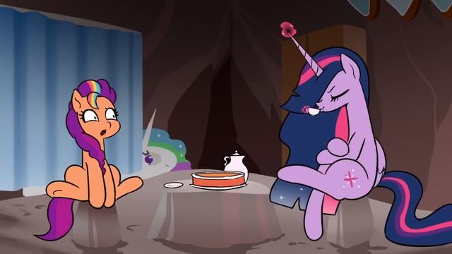 Санни встречает Твайлайт!!! - анимация my little pony