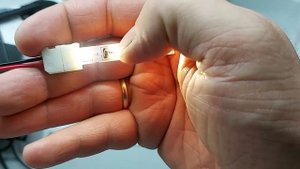 Надежная светодиодная подсветка номерного знака на ВАЗ LADA из светодиодной ленты.