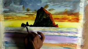 Drawing Reference Photo | Ocean Sunset Watercolor Tutorial