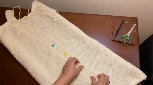 Кардиган . Петли для пуговиц