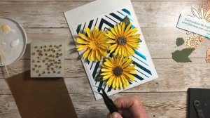 Spellbinders Sunflower by Susan Tierney-Cockburn How-To