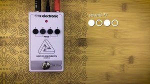 P&B Pedal Tones - 3rd Dimension chorus by TC Electronic