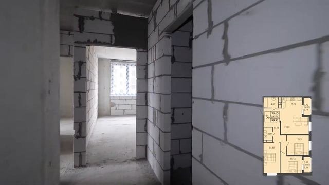 Продается евро 3 комнатная квартира - Евротрешка купить в Краснодаре от застройщика