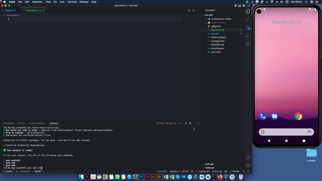 React Native projesi oluşturma ve Android Studio Simulator'da açma смотреть онлайн