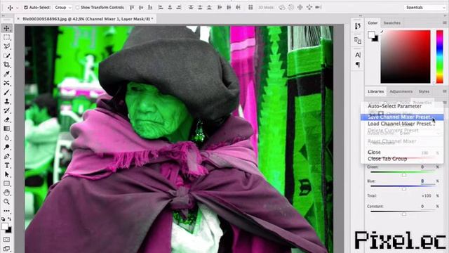 ✅✅??Como Trabaja el PANEL MEZCLADOR DE CANALES Adobe Photoshop Efecto creativo смотреть онлайн