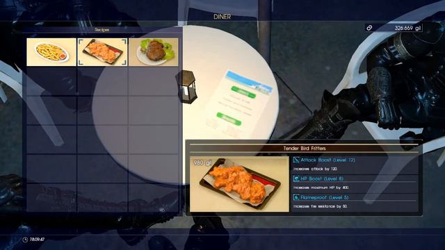 FINAL FANTASY XV (FF15) trying all food in restaurant - смотреть видео ...