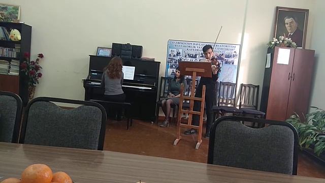 Соната для скрипки и фортепиано Часть первая. смотреть онлайн