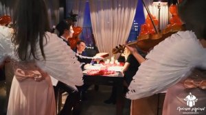 Шикарное предложение руки и сердца в ресторане «Sky lounge»! © Простые Радости