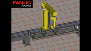 Симуляция сварки крупногабаритной рамы полуприцепов и трейлеров промышленным роботом Fanuc и Kuka