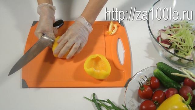 Легкий овощной салат - Наталья Ким