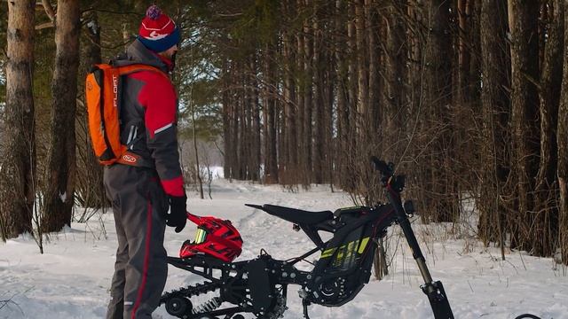 Обзор SUR-RON SNOW BIKE