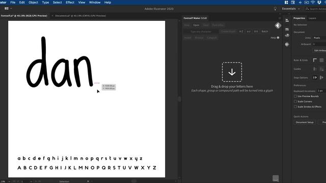 How to Create a Custom Font In Illustrator смотреть онлайн