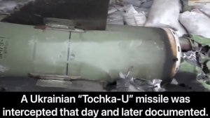 The serial number of the missile that hit the KramatorskTrain Station which Kyiv claimed was Russia