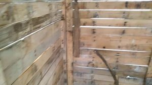 Курятник из поддонов