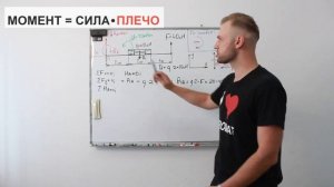 Балка. Реакции в заделке. Реакции опор. Сопромат.