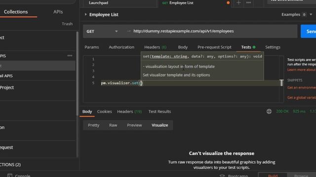 Postman API Testing Tutorial 18 - How to visualize Json response in postman